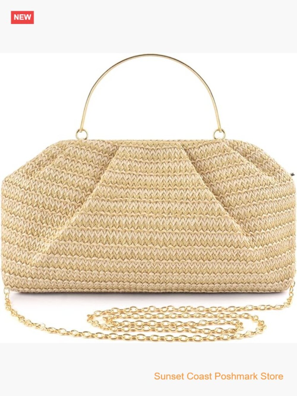 Clutch Purse Pleated Evening Bag Crossbody Shoulder Handbag Envelope Bag with 2